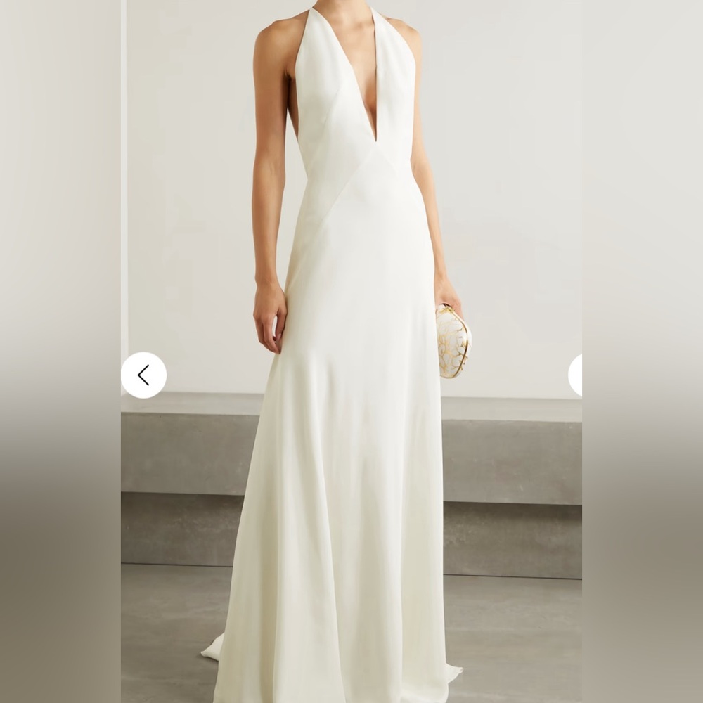 Michael La Sordo Alexandria silk crepe de chine gown